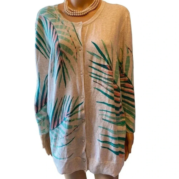 Merona Soft Cozy Casual Button Down Sweater Cardigan Women Size XXL - Picture 1 of 5